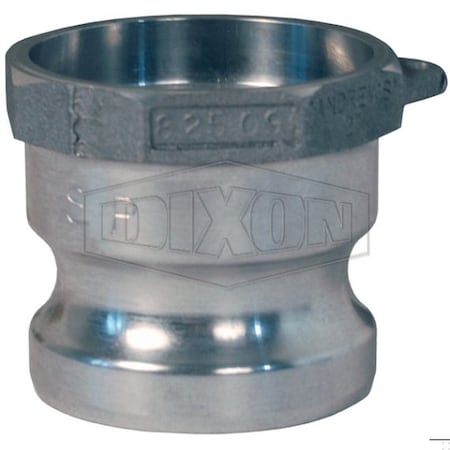 Dixon Cam and Groove Adapter, 4 in, Socket Weld x SCH 40 Pipe, Aluminum, Domestic 400AWSPAL